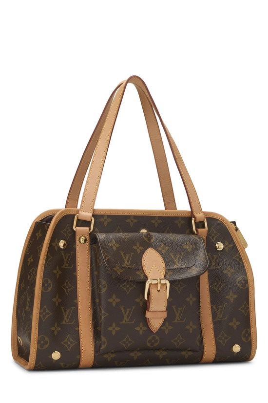 Monogram Canvas Baxter Dog Carrier PM, , large image number 1