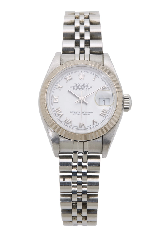 White Roman Dial Datejust 79174 26mm, , large image number 0