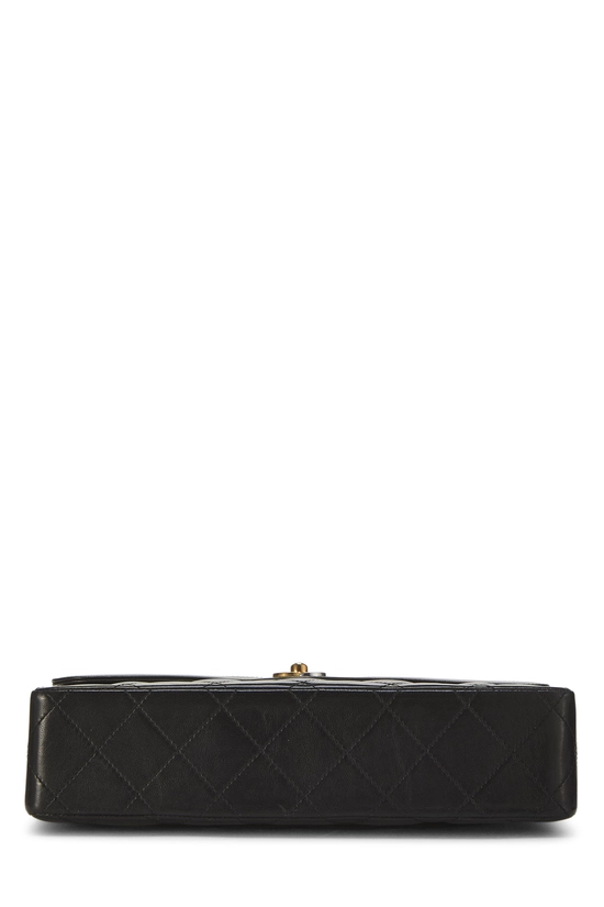 Black Quilted Lambskin Paris Limited Double Flap Jumbo, , large image number 4
