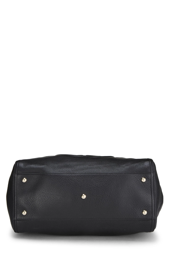 Black Leather Soho Convertible Shoulder Bag, , large image number 4