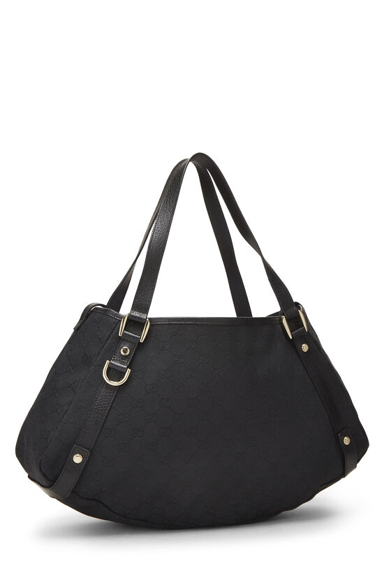 Black Original GG Canvas Abbey Tote, , large image number 1