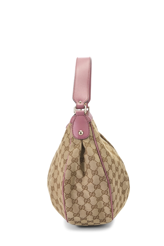 Pink Original GG Canvas Sukey Hobo, , large image number 2