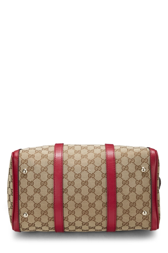 Red Original GG Canvas Boston Handbag Medium, , large image number 4