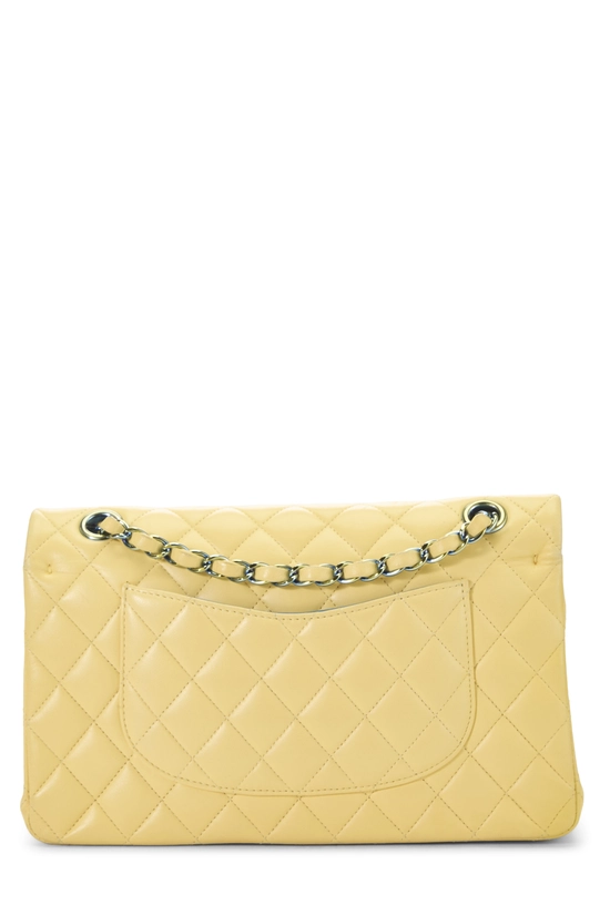 Yellow Quilted Lambskin Classic Double Flap Medium, , large image number 4