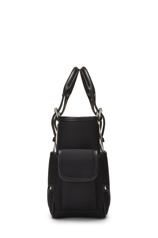 Black Nylon & House Check Jacquard Handbag, , large image number 2