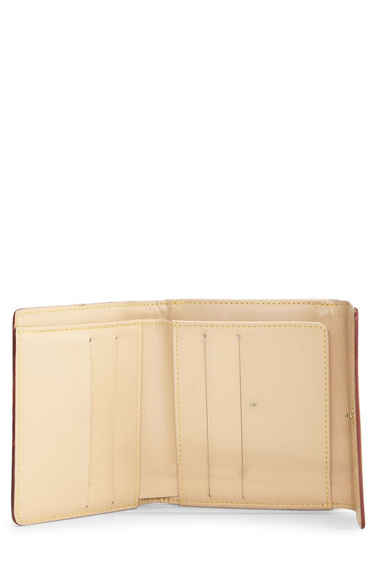 Louis Vuitton x Comme Des Garcons Leather Card Case Beige Free