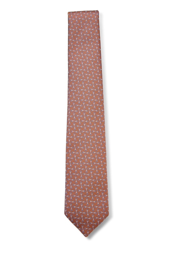 Pink Jacquard Silk Tie, , large image number 0