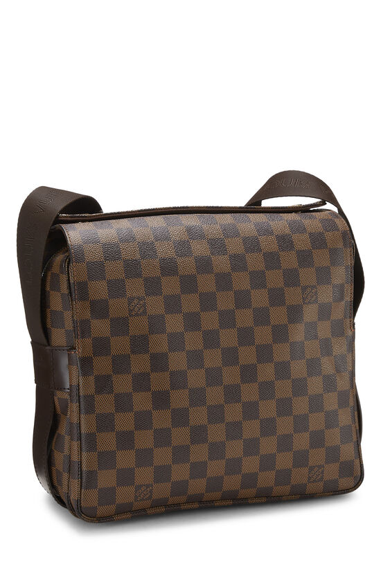 Authentic Louis Vuitton Damier Ebene Canvas Naviglio Messenger Bag