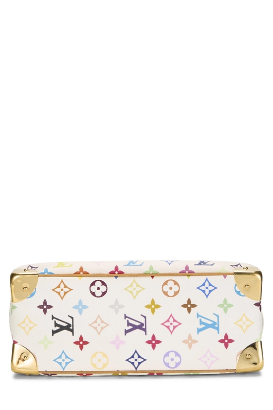 Takashi Murakami x Louis Vuitton White Monogram Multicolore Trouville, , large image number 4