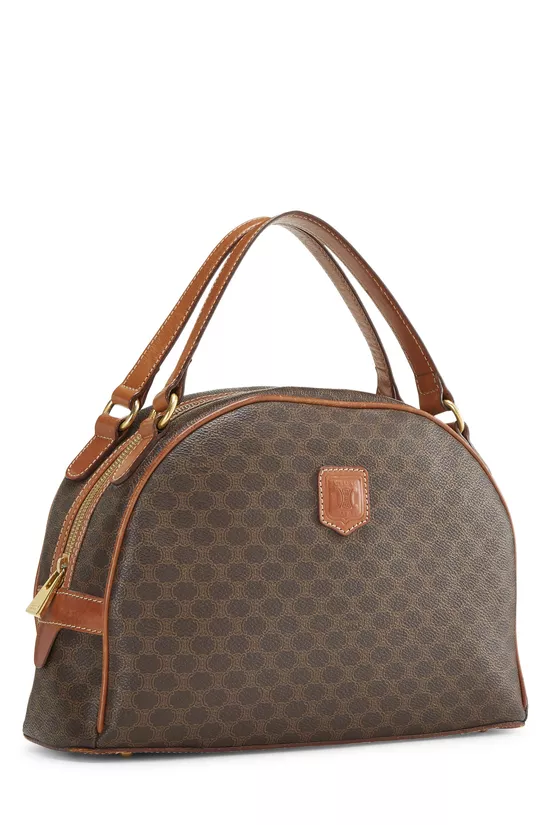 Brown Coated Canvas Macadam Handbag, , large image number 1