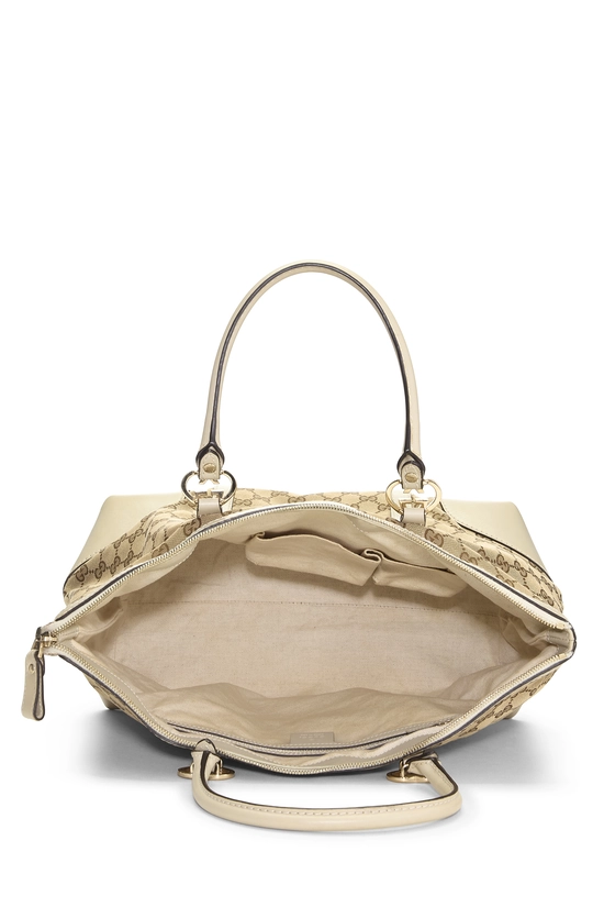 White Original GG Canvas Lovely Heart Tote, , large image number 5