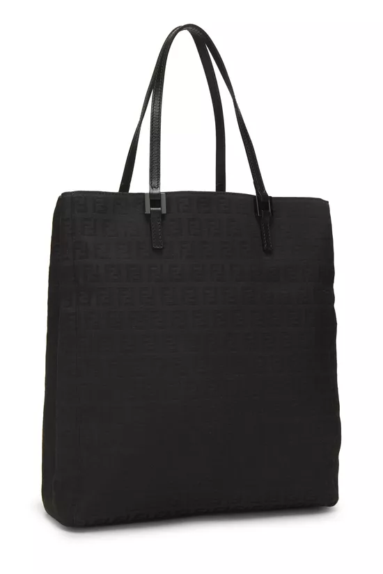 Black Zucchino Canvas Vertical Tote Small, , large image number 1