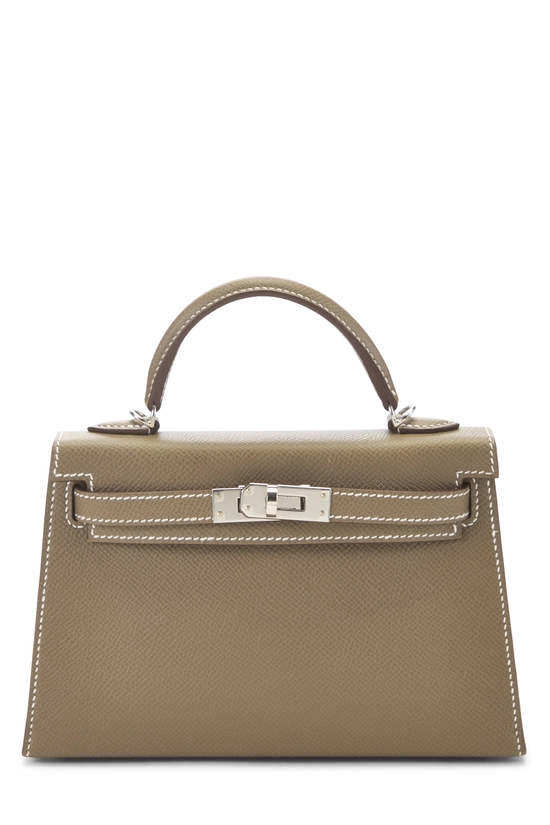 Etoupe Epsom Kelly 20 NM, , large image number 0