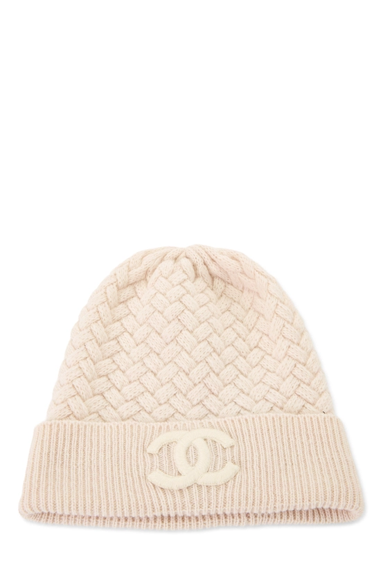 Pink Cashmere Beanie, , large image number 0