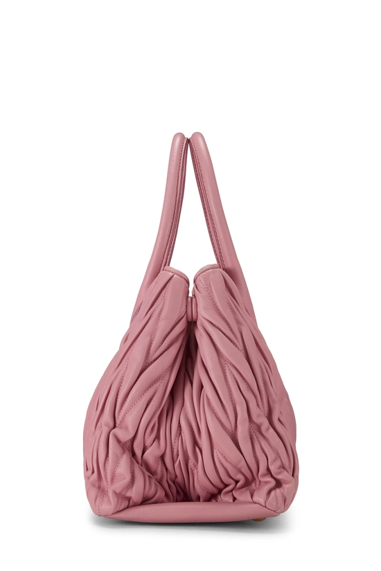 Pink Nappa Convertible Top Handle Bag Small, , large image number 2