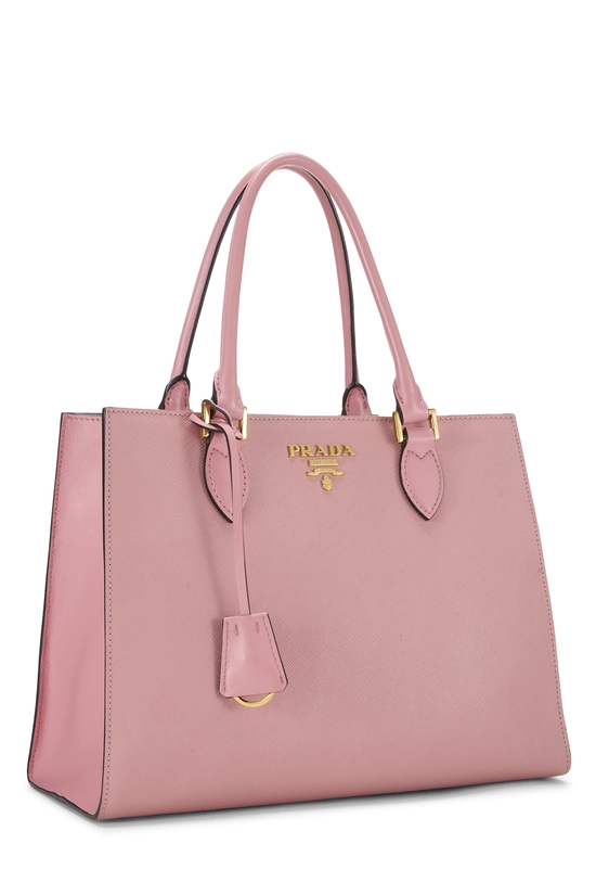 Pink Saffiano Convertible Handbag, , large image number 1