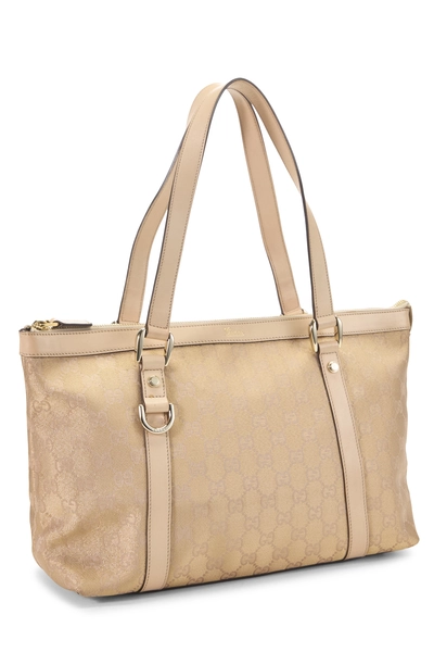 Gucci Pink GG Lurex Abbey Zip Tote — photo 2