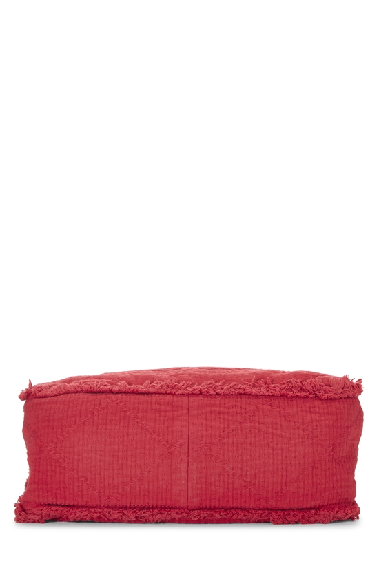 Red Canvas Double Face Shopping Tote Medium, , large image number 4