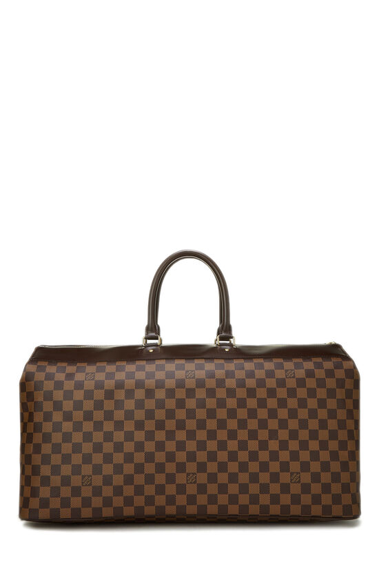 Louis Vuitton Greenwich PM Damier Ebene Travel Tote Bag Brown