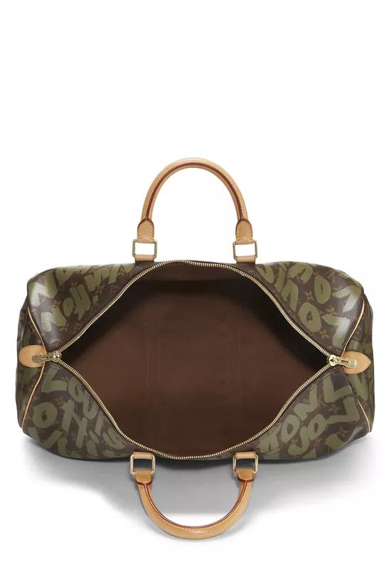 Pre-Owned Stephen Sprouse x Louis Vuitton Green Monogram Graffiti