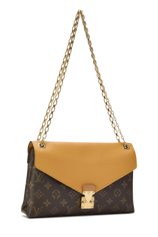 Yellow Monogram Canvas Pallas Chain Bag, , large image number 1