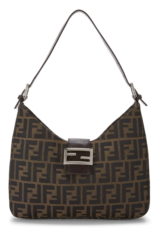 Brown Zucca Canvas Shoulder Bag, , large image number 0