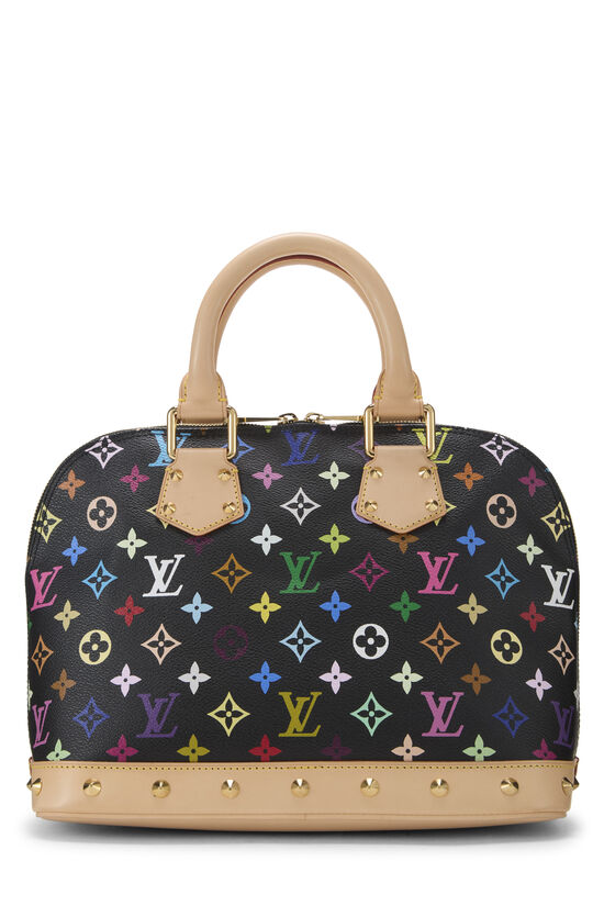 Takashi Murakami x Louis Vuitton Black Monogram Multicolore Alma PM, , large image number 3