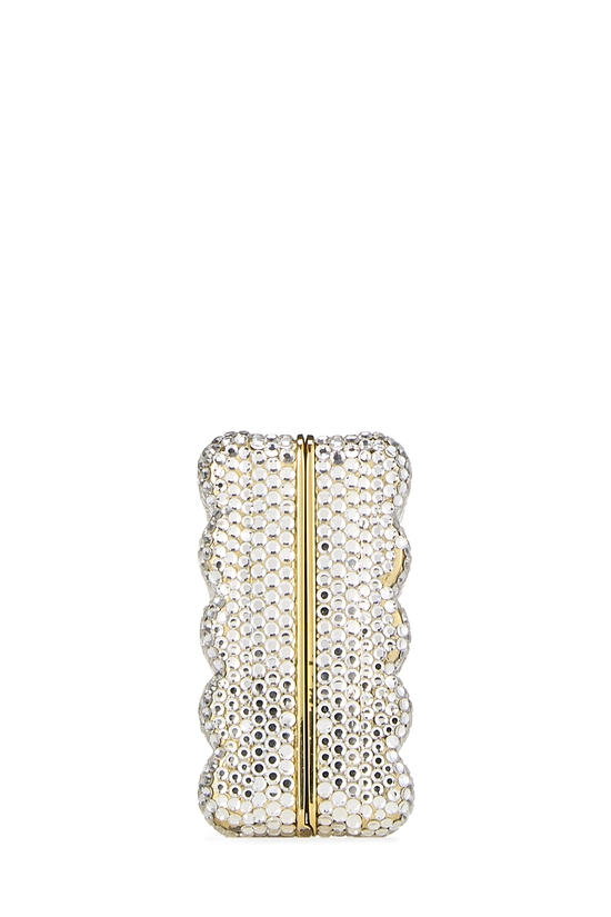 Gold Crystal Embellished Minaudi&egrave;re Small, , large image number 2