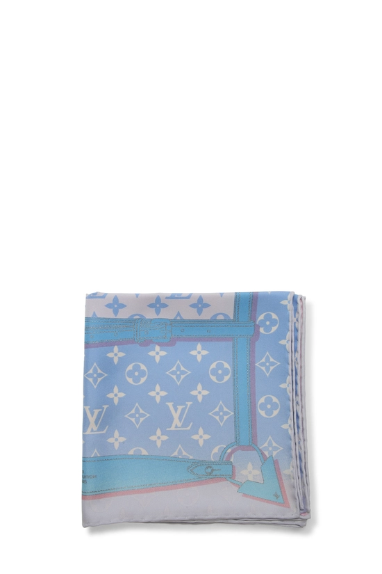Pre-Owned Multicolor Monogram Silk Scarf QJA0572NMA001 display picture 3