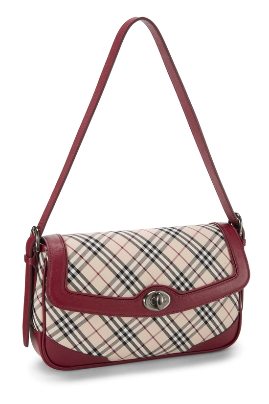 Red House Check Jacquard Turnlock Shoulder Bag, , large image number 1