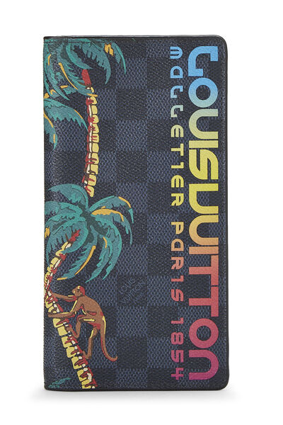 Damier Cobalt Jungle Brazza Wallet