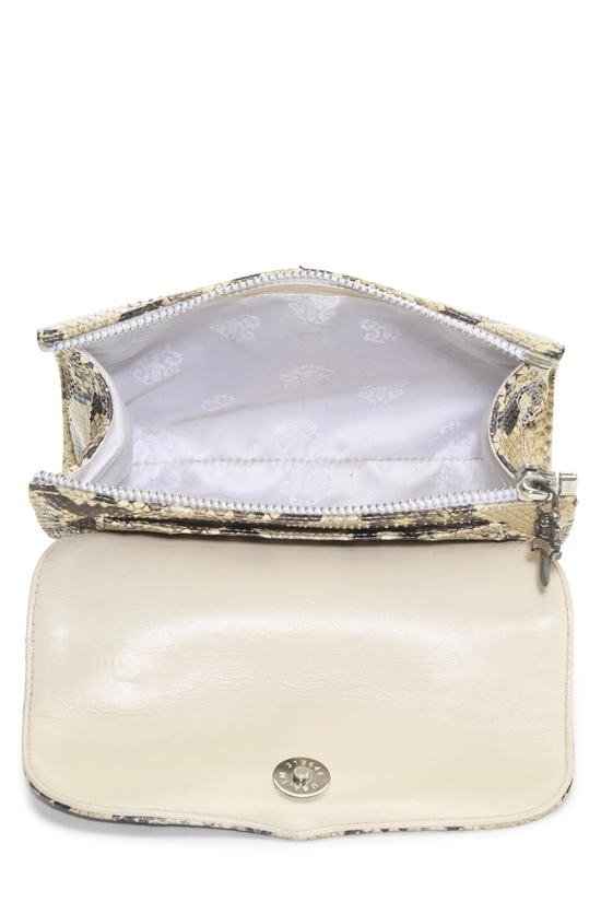 Multicolor Python Cross Top Handle Bag, , large image number 5
