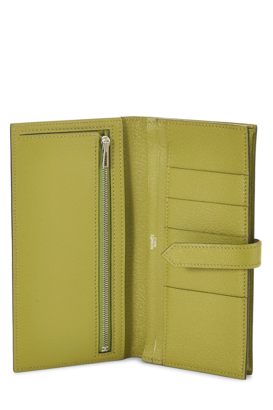 Anis Green Chevre Bearn Soufflet Wallet , , large image number 3