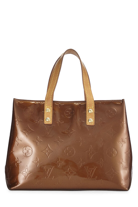 Louis Vuitton Bronze Monogram Vernis Reade PM Bag