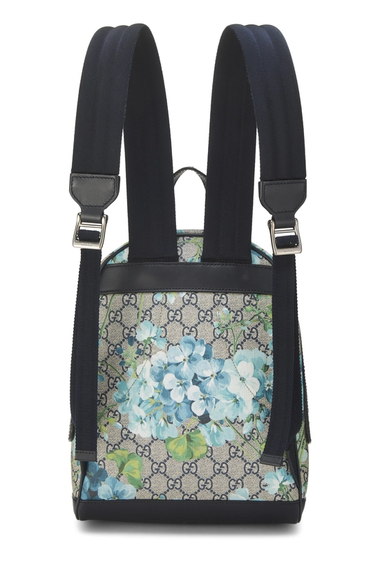 Blue GG Supreme Canvas Blooms Eden Backpack Small, , large image number 3