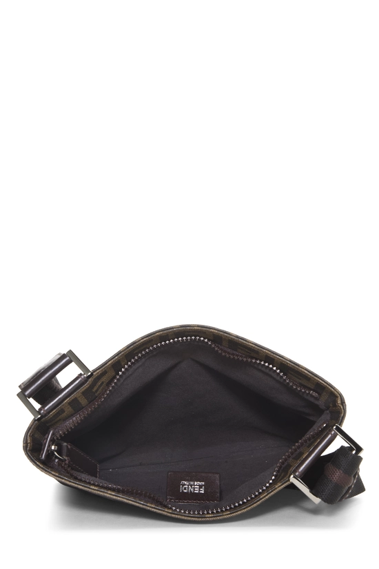 Brown Zucca Coated Canvas Flat Messenger Medium, , large image number 5