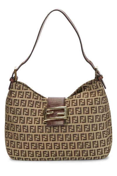 Brown Zucchino Canvas Shoulder Bag