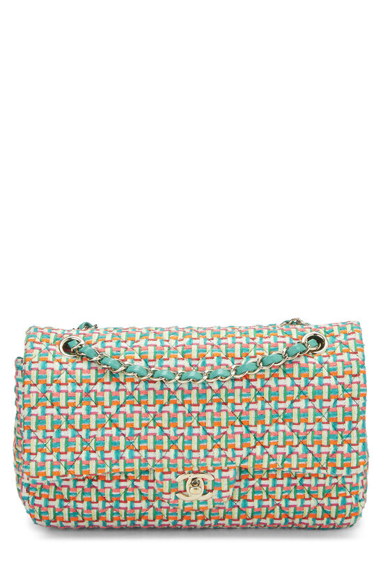 Multicolor Woven Classic Double Flap Medium, , large image number 0