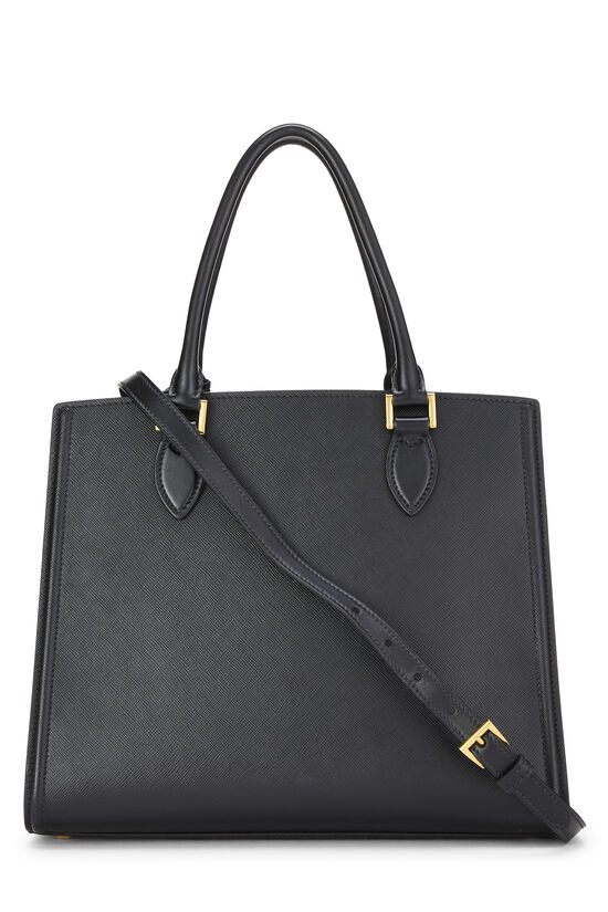 Black Saffiano Convertible Handbag, , large image number 3