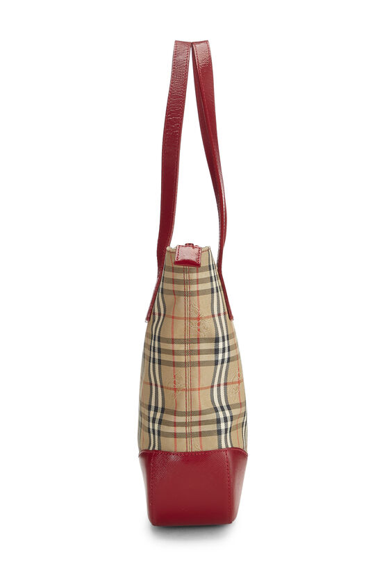 Red Haymarket Check Canvas Tote Small, , large image number 3