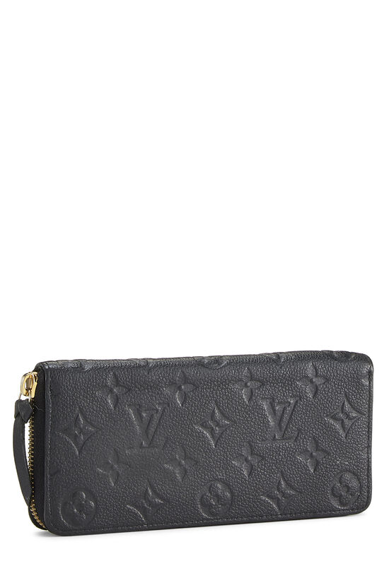 Louis Vuitton Clémence Wallet Black Monogram Empreinte