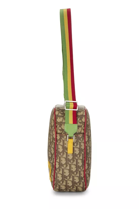 Rasta Trotter Coated Canvas Messenger Bag, , large image number 2