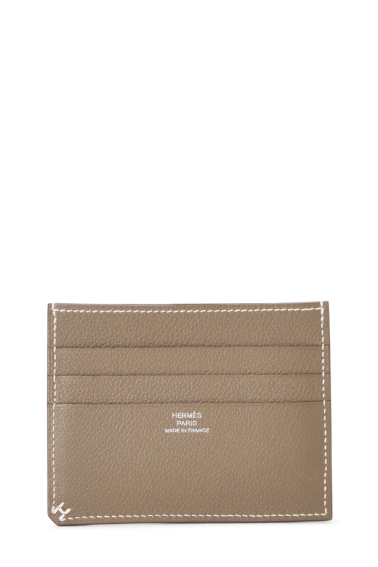 Etoupe Evercolor H Sellier Card Holder, , large image number 2
