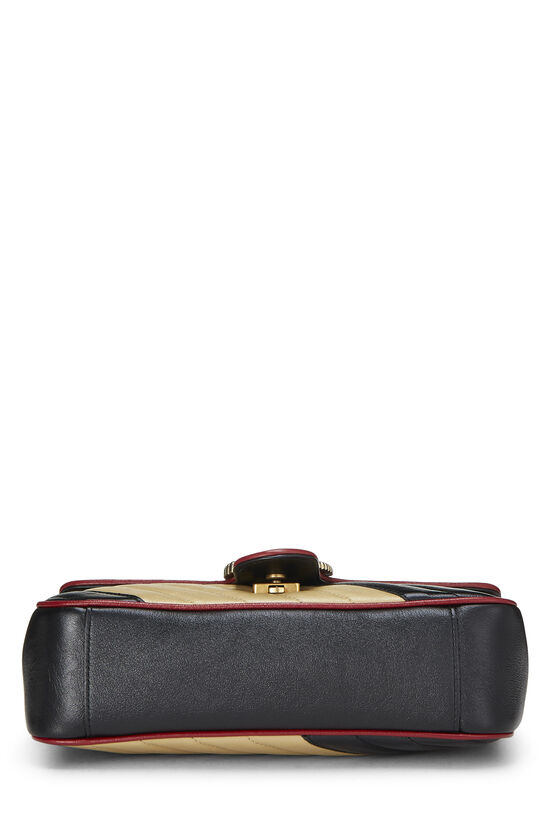Multicolor Leather Torchon GG Marmont Shoulder Bag Small, , large image number 4