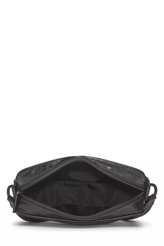 Black Crystal Canvas Crossbody Bag Mini, , large image number 5