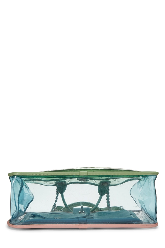 Multicolor Quilted Vinyl Coco Splash Shopping Tote Medium, , large image number 4