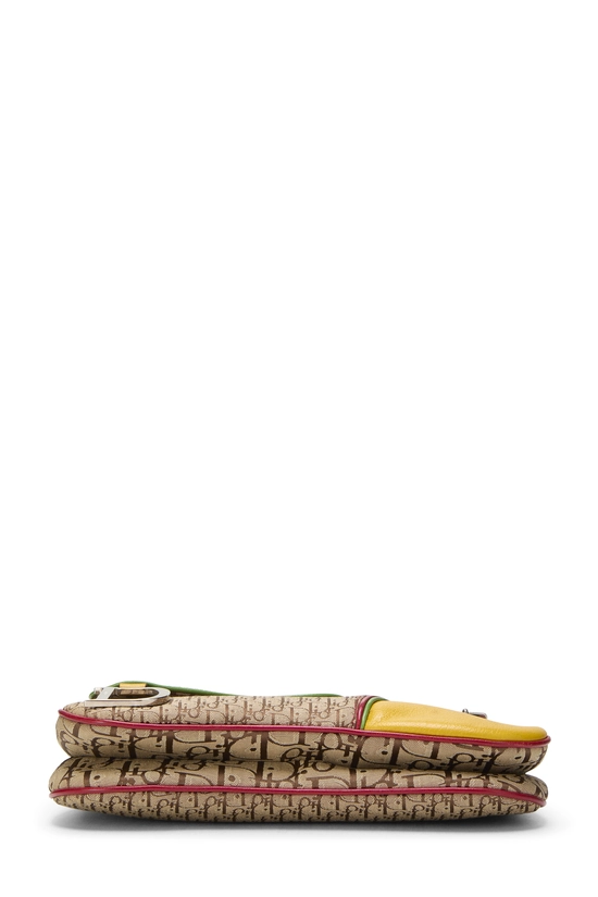Rasta Trotter Canvas Saddle Shoulder Bag, , large image number 4