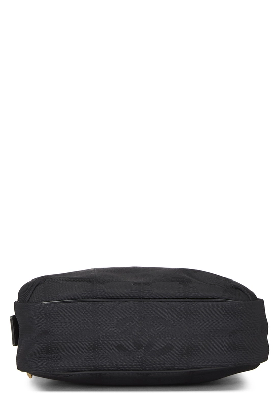 Black Nylon Travel Line Shoulder Bag Small, , large image number 4