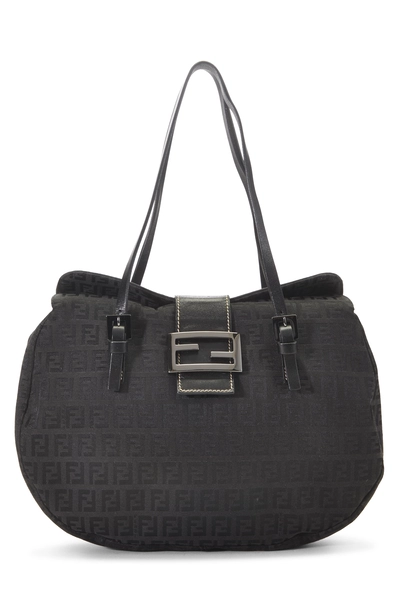 Black Zucchino Canvas Handbag