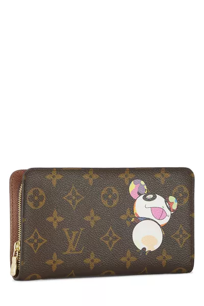 Takashi Murakami x Louis Vuitton Monogram Canvas Panda Porte Monnaie Zippy, , large